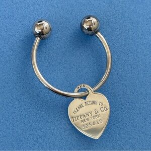 Tiffany & Co sterling silver key ring